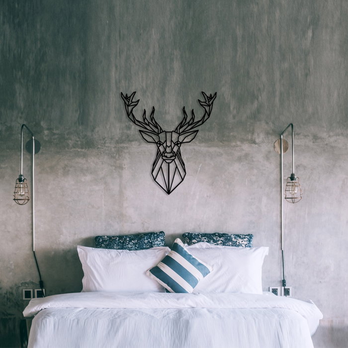 Wallity Deer Metal Decor 2 Negro Wallity Deer Metal Decor 2 Negro